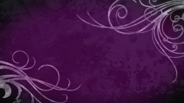 繁栄グランジ背景 - 紫 — ストック動画