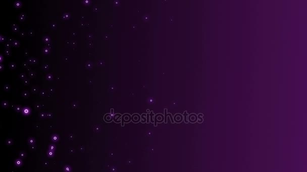 流れる泡の背景 - 紫 — ストック動画