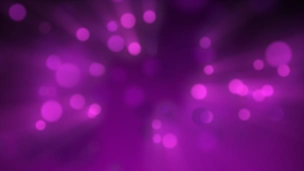 Cząsteczki światła tła - fioletowy — Wideo stockowe