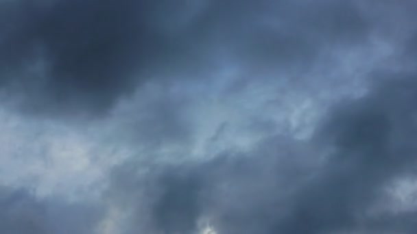 Oscuro ocaso / tormenta Nube Time Lapse — Vídeo de stock