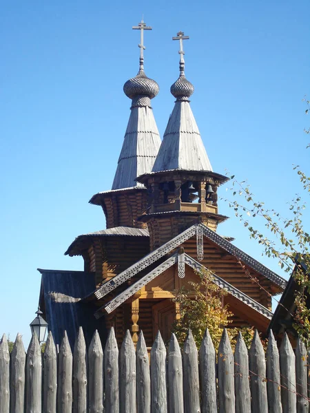 Monastère Svyatogorsky Contre Ciel Bleu — Photo