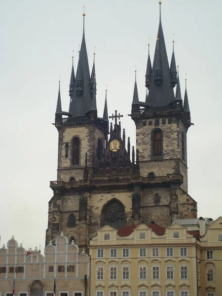 Vitus Kathedraal Kathedraal Praag Kasteel — Stockfoto