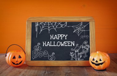 Cadılar Bayramı tatil kavramı.