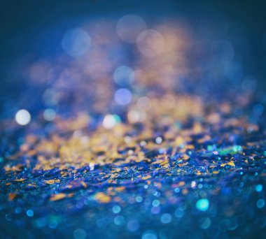 Glitter vintage ışıklar arka plan. de-odaklı