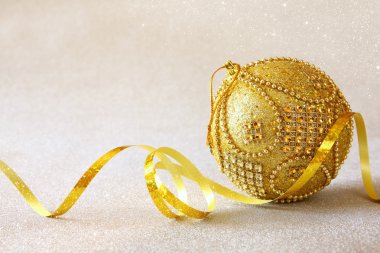 soyut resim Noel şenlikli ağaç topu dekorasyon