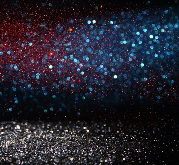 Glitter vintage lights background. de-focused — Stock Photo, Image