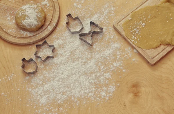 Imagem de visão superior de feriado judaico Hanukkah conceito — Fotografia de Stock