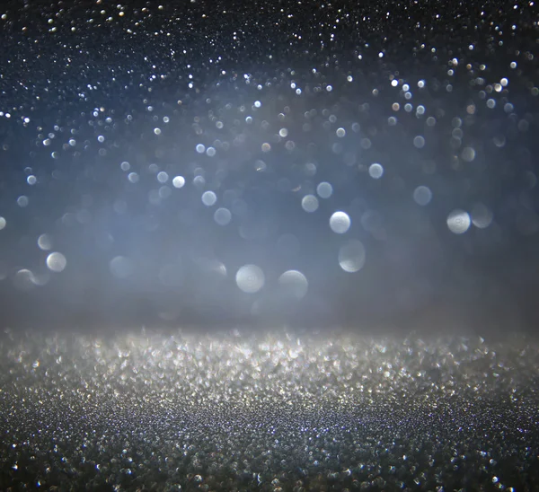 Glitter vintage lights background. de-focused. — Stock Photo, Image