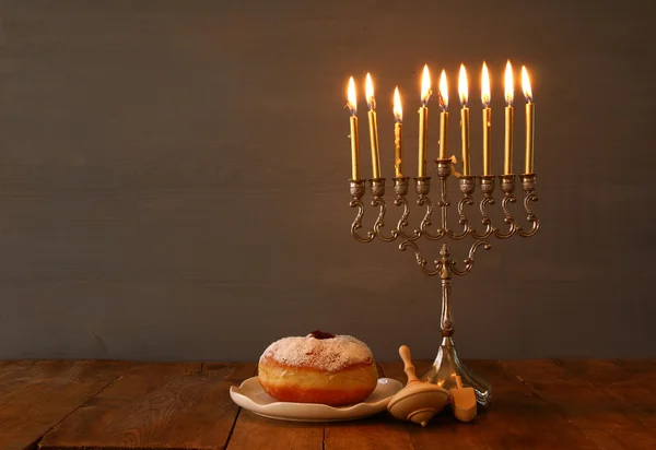 Alacsony kulcs kép a Hanuka zsidó ünnep — Stock Fotó