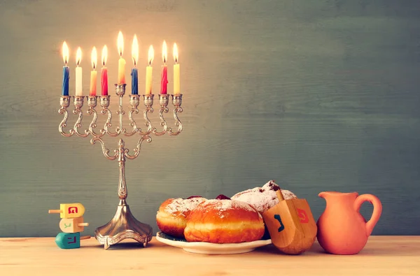 Εικόνα της εβραϊκής διακοπές Hanukkah — Φωτογραφία Αρχείου