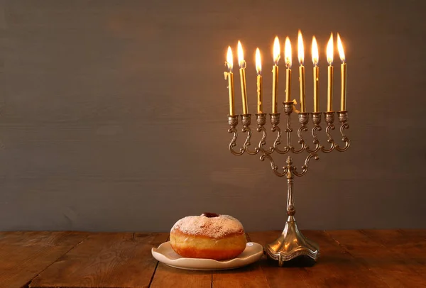 Imagem de férias judaicas Hanukkah fundo — Fotografia de Stock