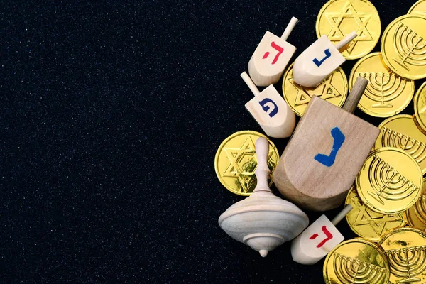 Imagem de férias judaicas Hanukkah fundo — Fotografia de Stock