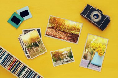 eski fotoğraf makinesi yanında fotoğrafları