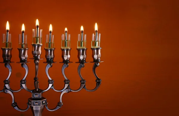 Εβραϊκή γιορτή φόντο Hanukkah — Φωτογραφία Αρχείου
