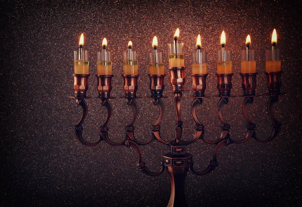 Judisk semester Hanukkah bakgrund — Stockfoto