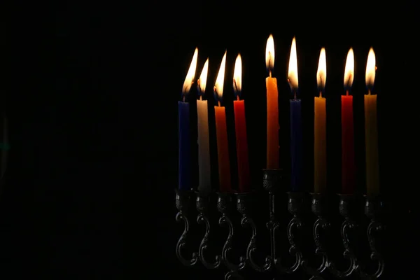 Żydowskie wakacje Hanukkah tle — Zdjęcie stockowe