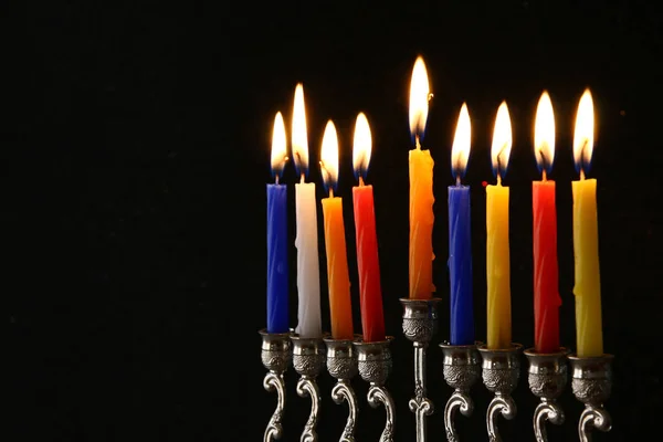 Yahudi bayramı Hanuka geçmişi — Stok fotoğraf
