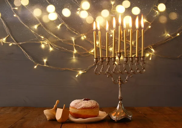 Immagine della vacanza ebraica Hanukkah sfondo — Foto Stock