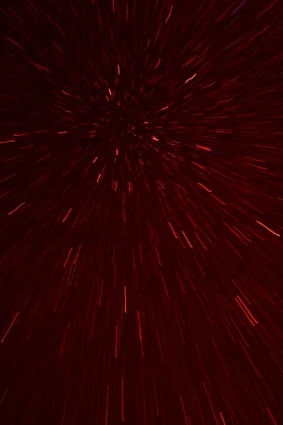 Fond de lumières vintage paillettes rouges. déconcentré. — Photo