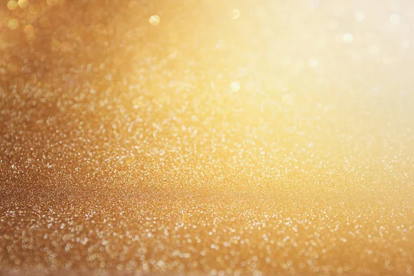 Glitter vintage lights background. silver and gold — Stock Photo, Image