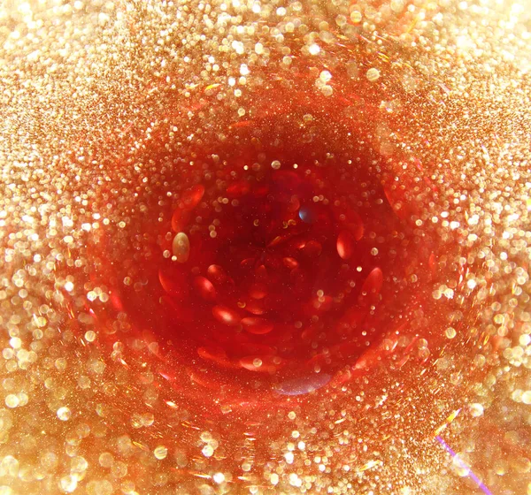 Brillo rojo vintage luces fondo. desenfocado — Foto de Stock