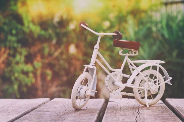 Vintage vélo jouet miniature — Photo