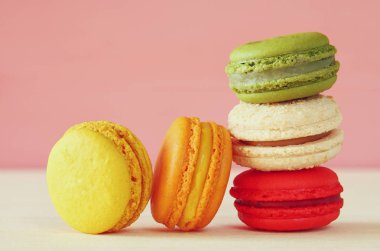 Görüntü renkli macaroons