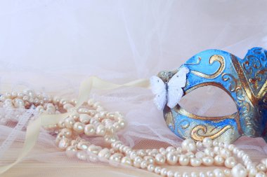 Mavi zarif Venedik Maske 