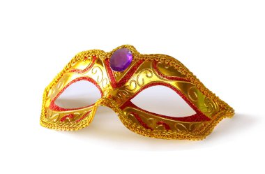 Altın glamour karnaval maskesi 