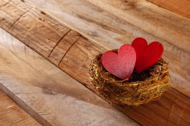 Birkaç kırmızı Kalpler