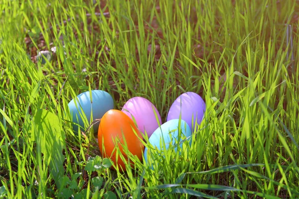 Bunte Ostereier — Stockfoto