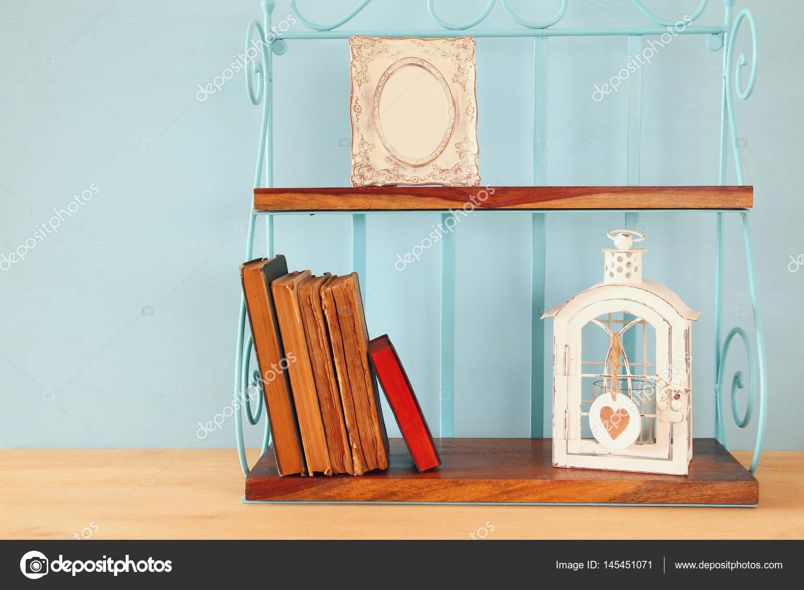 Classic Shelf With Vintage Objects And Blank Frame Ready To Put Photography Photo By Tomert Classic Shelf With Vintage Objects And Blank Frame Ready To Put Photography Photo By Tomert