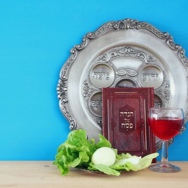 Pesah celebration concept (jewish Passover holiday) clipart