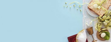 Pesah kutlama konsepti (Yahudi bayramı tatili).