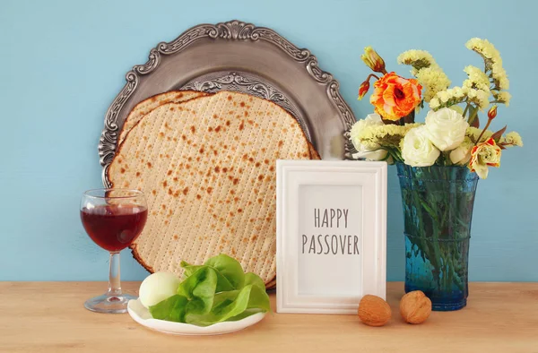 Pesah oslava koncept (židovský Pesach dovolená) — Stock fotografie