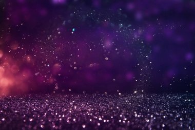 Glitter vintage ışıklar arka plan. de-odaklı