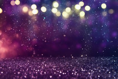 Glitter vintage ışıklar arka plan. de-odaklı