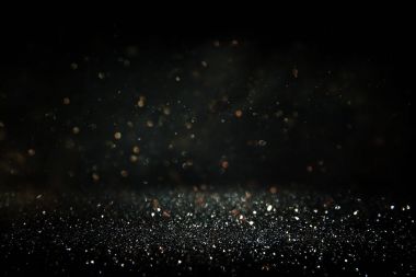 Glitter vintage ışıklar arka plan. de-odaklı.