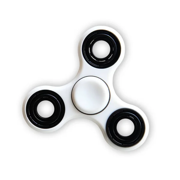 Spinner stress verlichten van speelgoed geïsoleerd op op wit — Stockfoto