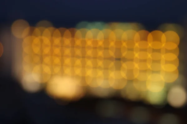 abstract image of blurred night hotel lights background