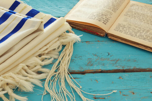 Prayer Shawl - Tallit, jewish religious symbol