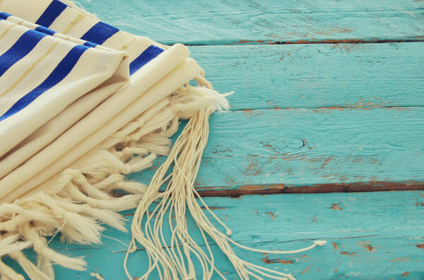 Prayer Shawl - Tallit, jewish religious symbol