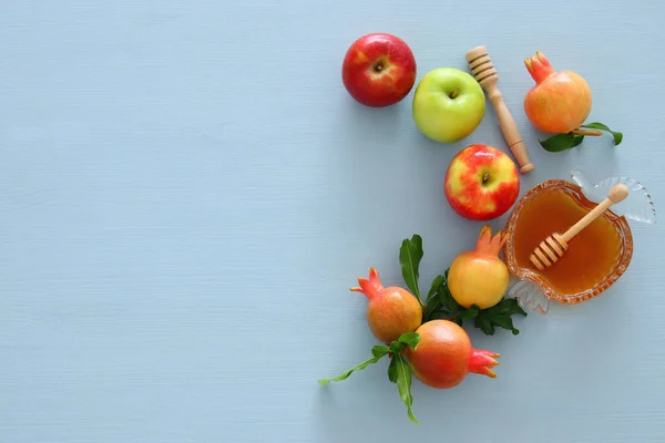 Rosh hashanah (Yahudi yeni yıl tatili) kavramı — Stok fotoğraf