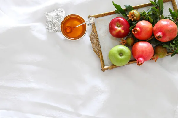 Rosh hashanah (Yahudi yeni yıl tatili) kavramı — Stok fotoğraf