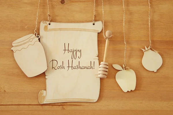 Rosh hashanah (Yahudi yeni yıl tatili) kavramı — Stok fotoğraf