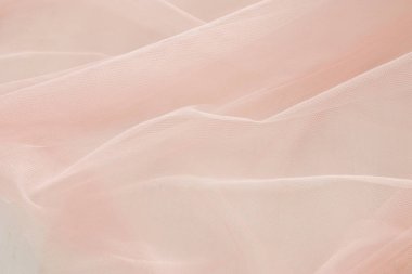 Vintage tül pembe ahşap beyaz masa şifon elbise. Düğün ve kızın parti konsept