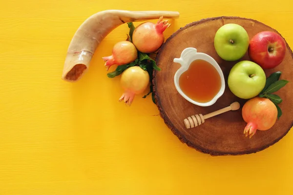 Rosh hashanah (Yahudi yeni yıl tatili) kavramı — Stok fotoğraf