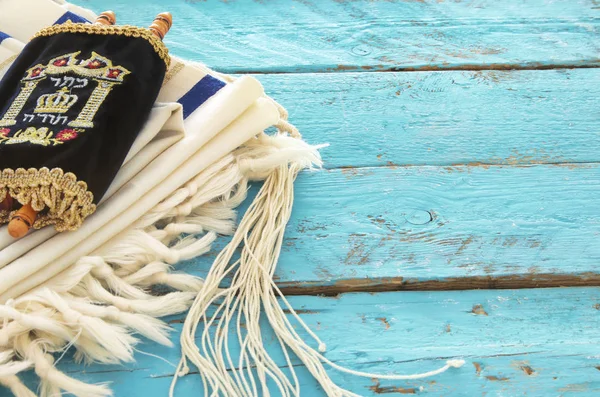 Prayer sjal - Tallit, judisk religiös symbol — Stockfoto