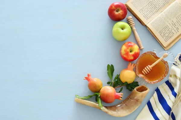 Rosh hashanah (Yahudi yeni yıl tatili) kavramı — Stok fotoğraf