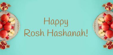 Rosh hashanah (Yahudi Yeni Yıl Tatili) konsepti. Geleneksel semboller.